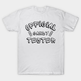 Official Candy Tester. Cute Halloween Costume Kids T-Shirt